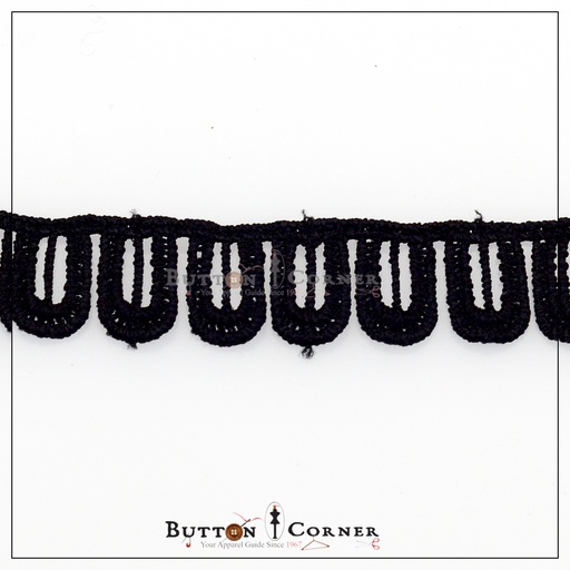 One Side Border Shuttle Lace