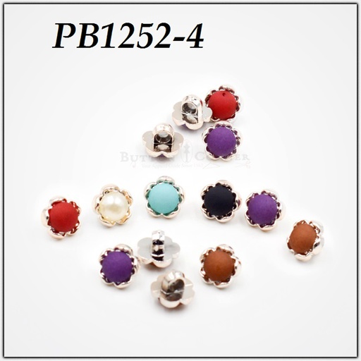 Border Design Pearl Shank Button