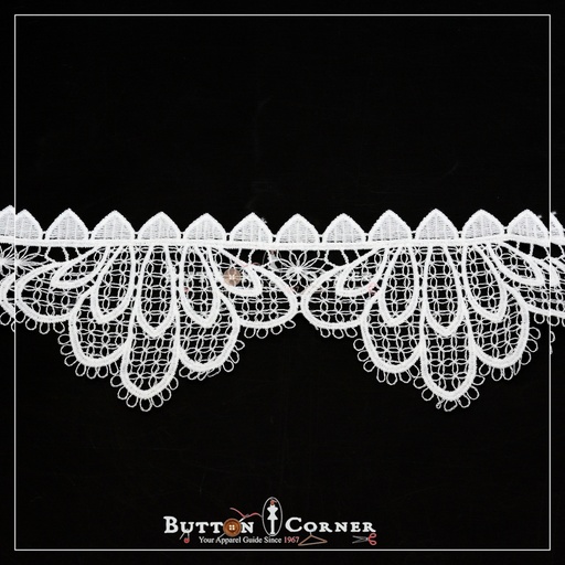 One Side Border Shuttle Lace