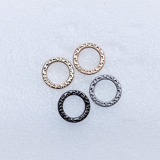 Ring Design Textured Shank Button