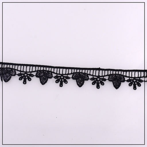 One Side Border Fancy Sequence Lace