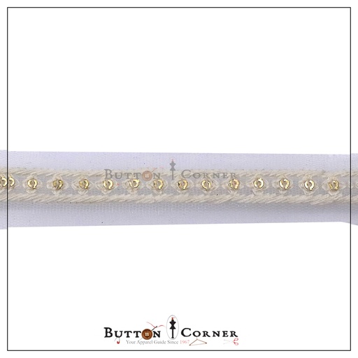 [EML342-WHITE] Double Side Embroidery Net Lace