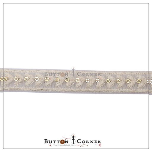 [EML344-WHITE] Double Side Embroidery Net Lace