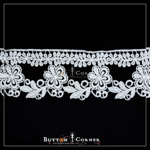 One Side Border Shuttle Lace