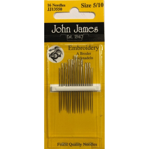 [JJ13550-NICKLE] Embroidery Needles