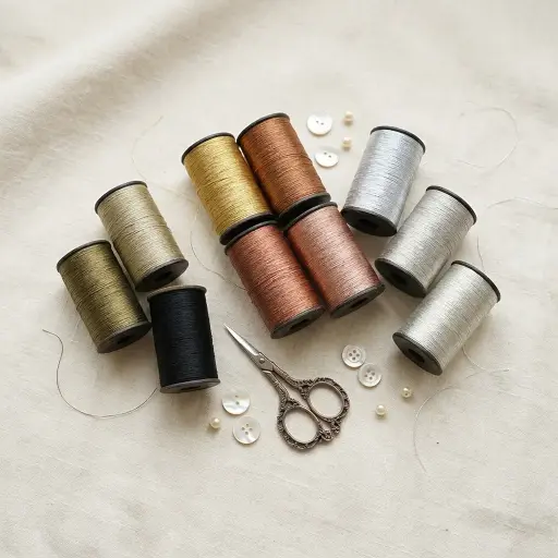 Metallic Yarn Spool (No.120)