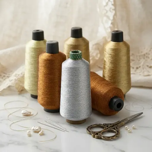 Metallic Yarn Cone (No.150)