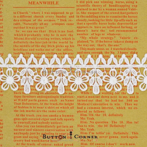 One Side Border Shuttle Lace