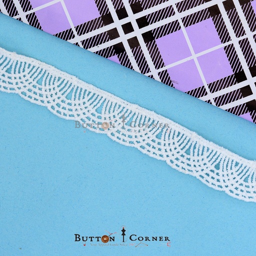 One Side Border Shuttle Lace