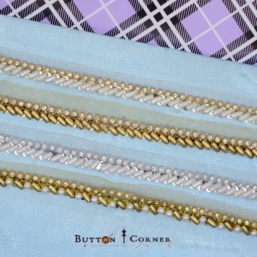 Hand Made Fancy Pearl Lace