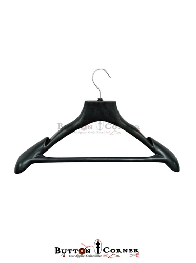 [H026 BLACK] Plastic Coat Hanger