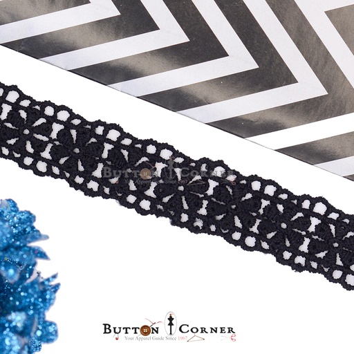 Double-Side Border Shuttle Lace
