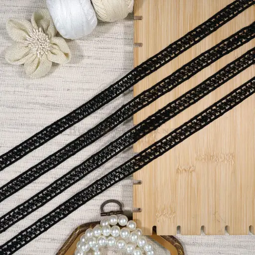 Double Side Border Shuttle Lace