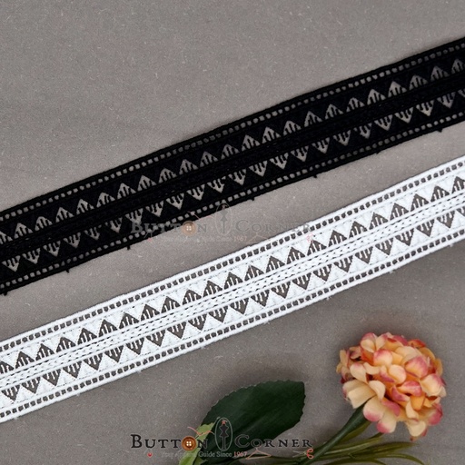 Double Side Border Shuttle Lace