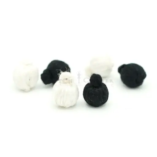 Handcrafted Embroidery Thread Wrapped Knot Button
