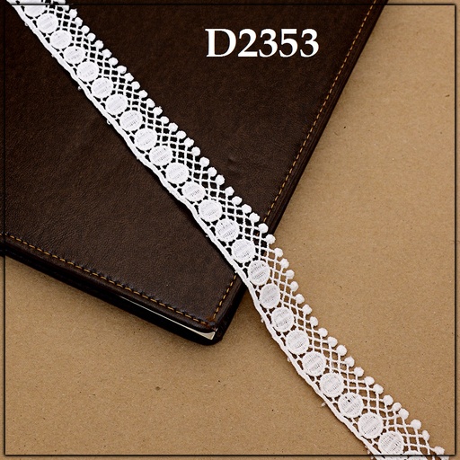 One Side Border Shuttle Lace