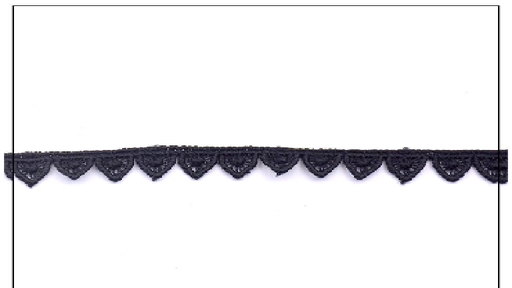 One Side Border Shuttle Lace