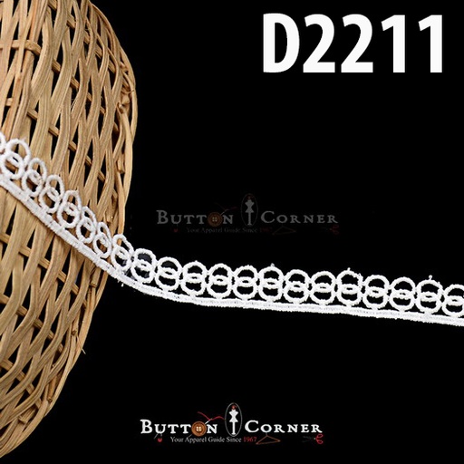One Side Border Shuttle Lace