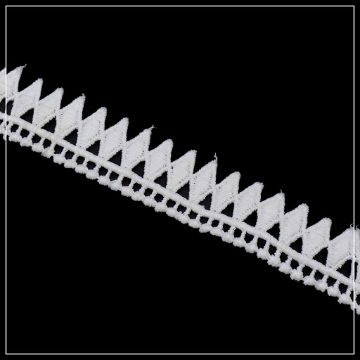 One Side Border Shuttle Lace