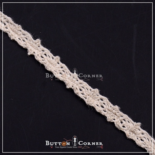 [CRL152 BEIGE] Double Side Border Crochet Lace