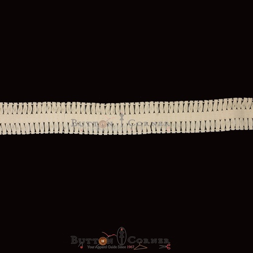 [JL36 CREAM] Double Side Border Hanging Lace