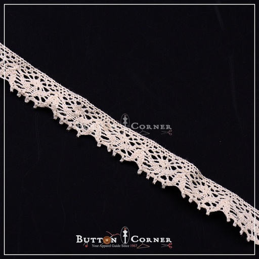 [CRL150 BEIGE] One Side Border Crochet Lace