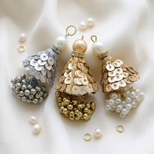 Fancy Sequence Pearl Tassel