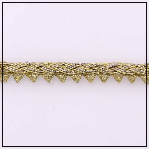 Fancy Metallic Yarn Gota Lace