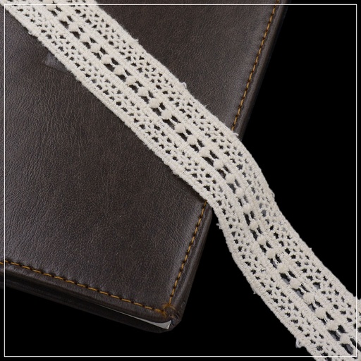 [CRL23 BEIGE] Double Side Border Crochet Lace