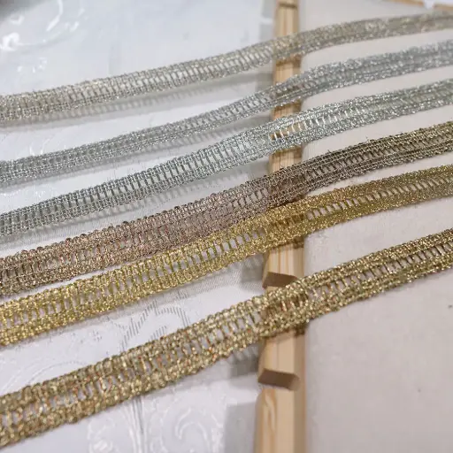 Fancy, Metallic Yarn, Ladder Lace