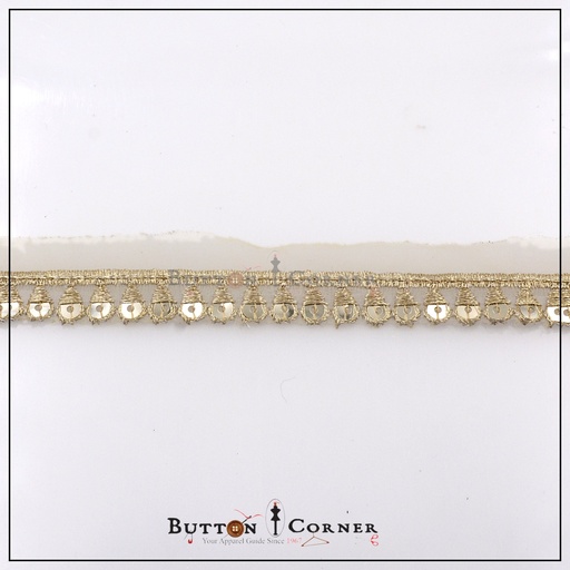 One Side Border Sequence Lace