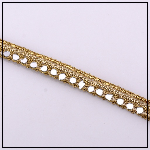 Fancy Metallic Yarn Mirror Lace