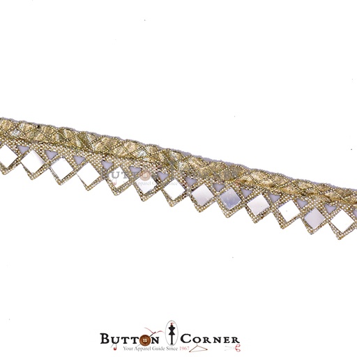 Fancy Gota Mirror Lace
