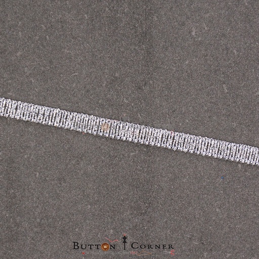 [LSL-386-SILVER] Fancy Metallic Yarn Cord