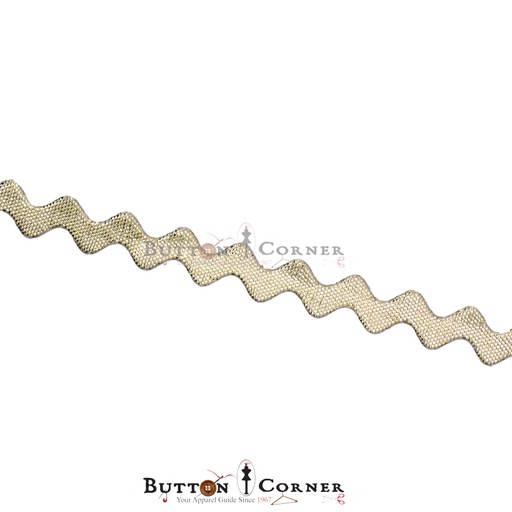 [MYB751-LIGHT GOLD] Zigzag Gota Lace