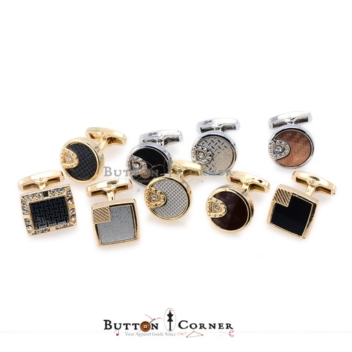 [CUFFLINK350 8725] Simple & Classic Cufflinks