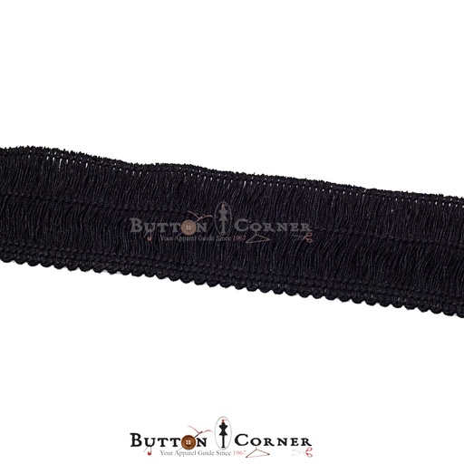 [JL97 BLACK] One Side Border Hanging Lace