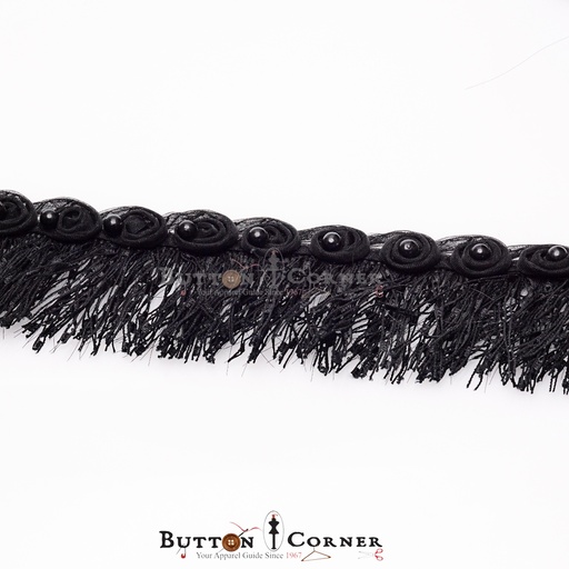 One Side Border Pearl Hanging Lace