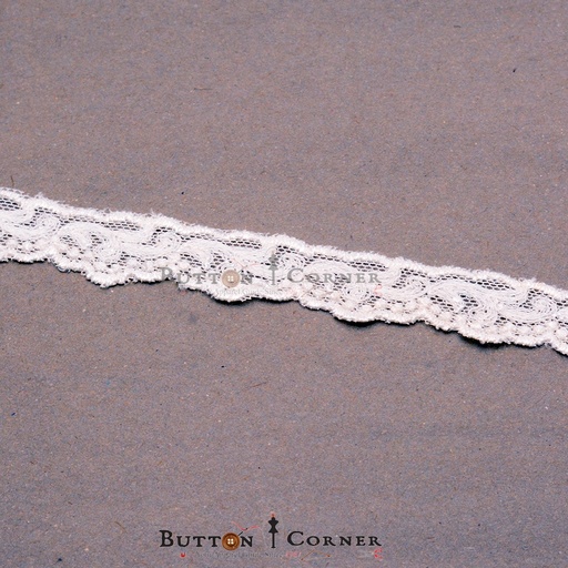 [IF10400-WHITE] Double Side Border Net Lace