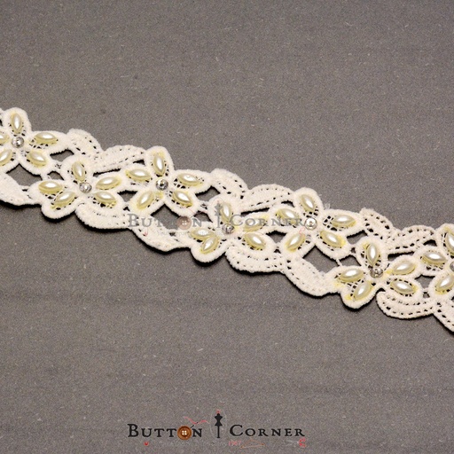[MYB270-WHITE] Fancy Shuttle Lace