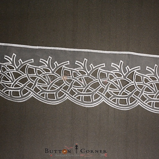 One Side Border Organza Lace