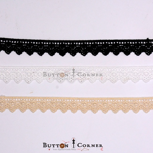 One Side Border Shuttle Lace