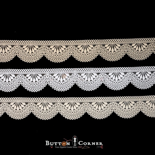 One Side Border Shuttle Lace