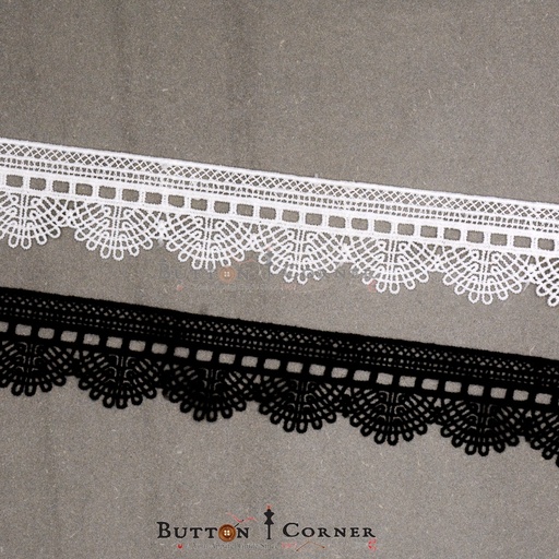 One Side Border Shuttle Lace