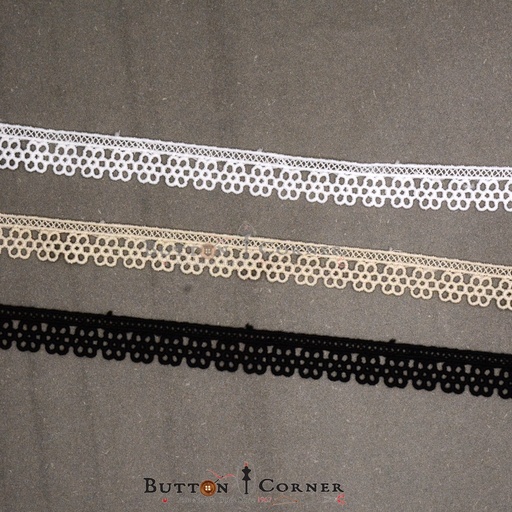 One Side Border Shuttle Lace