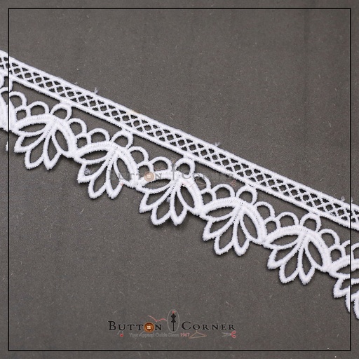 One Side Border Shuttle Lace