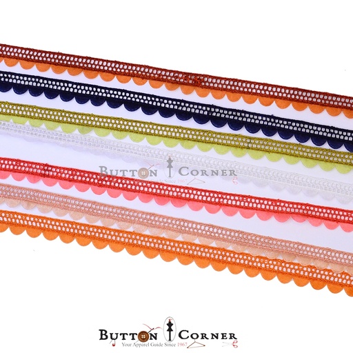 One Side Border Shuttle Lace