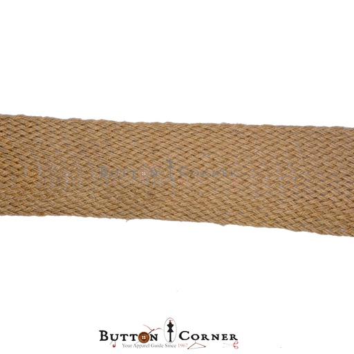 [JTL04 BROWN] Double Side Border Jute Lace