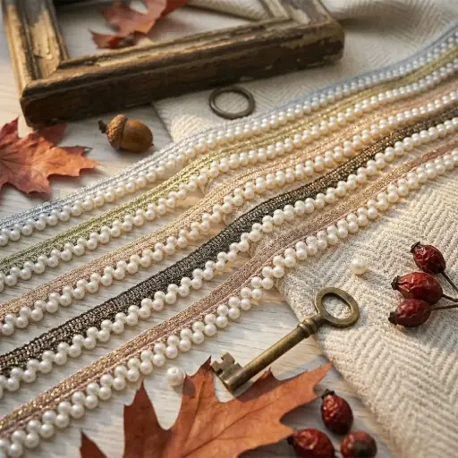 Metallic Yarn, Gota, Pearl, Edge Lace