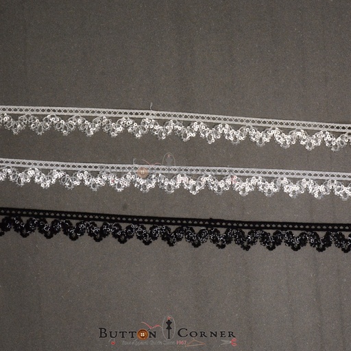 One Side Border Sequence Lace